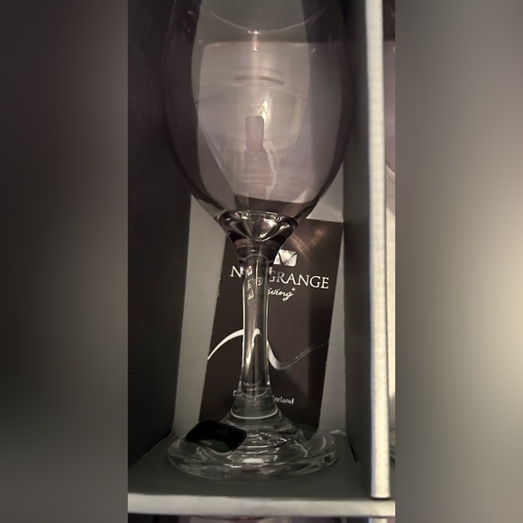 NIB 4 New Grange Luxury hand made glasses with a purple hue. - Picture 9 of 13